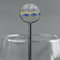 Waterloo Bridge by Claude Monet Black Plastic 5.5" Stir Stick - Round - Main