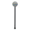 Waterloo Bridge by Claude Monet Black Plastic 5.5" Stir Stick - Round - Single Stick