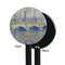 Waterloo Bridge by Claude Monet Black Plastic 5.5" Stir Stick - Single Sided - Round - Front & Back