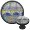 Waterloo Bridge by Claude Monet Cabinet Knob - Black - Multi Angle