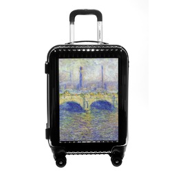 Waterloo Bridge by Claude Monet Carry On Hard Shell Suitcase