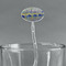 Waterloo Bridge by Claude Monet Clear Plastic 7" Stir Stick - Oval - Main