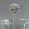 Waterloo Bridge by Claude Monet Clear Plastic 7" Stir Stick - Round - Main