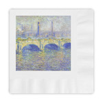 Waterloo Bridge by Claude Monet Embossed Decorative Napkins