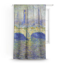 Waterloo Bridge by Claude Monet Curtain Panel - Custom Size