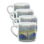 Waterloo Bridge by Claude Monet Double Shot Espresso Cups - Set of 4