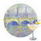 Waterloo Bridge by Claude Monet Drink Topper - Large - Single with Drink