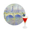 Waterloo Bridge by Claude Monet Drink Topper - Medium - Single with Drink