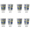 Waterloo Bridge by Claude Monet Glass Shot Glass - Standard - Set of 4 - APPROVAL