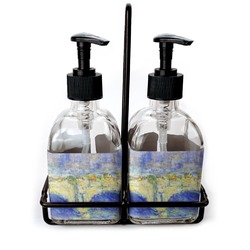 Waterloo Bridge by Claude Monet Glass Soap & Lotion Bottles