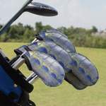 Waterloo Bridge by Claude Monet Golf Club Iron Cover - Set of 9