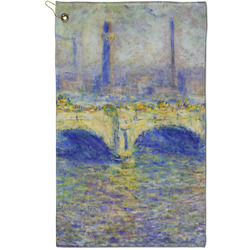 Waterloo Bridge by Claude Monet Golf Towel - Poly-Cotton Blend - Small