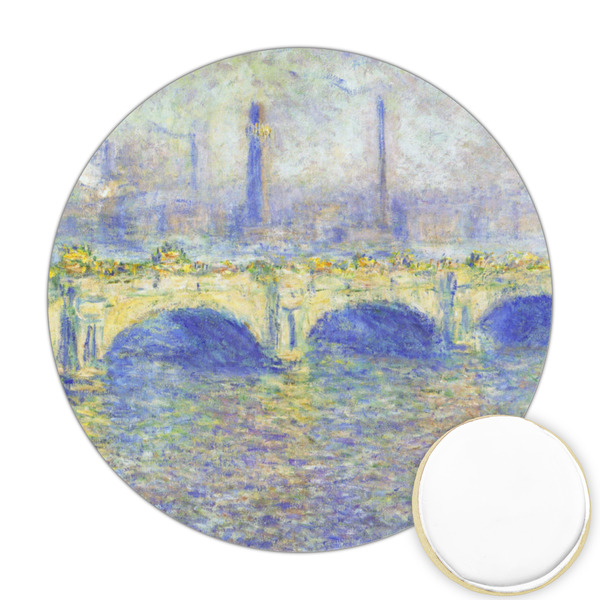 Custom Waterloo Bridge by Claude Monet Printed Cookie Topper - 2.5"