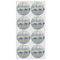 Waterloo Bridge by Claude Monet Icing Circle - Medium - Set of 8