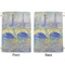 Waterloo Bridge by Claude Monet Large Laundry Bag - Front & Back View