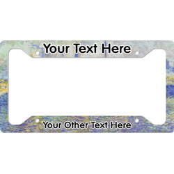 Waterloo Bridge by Claude Monet License Plate Frame