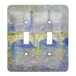 Waterloo Bridge by Claude Monet Light Switch Cover (2 Toggle Plate)