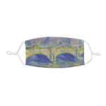 Waterloo Bridge by Claude Monet Kid's Cloth Face Mask - XSmall