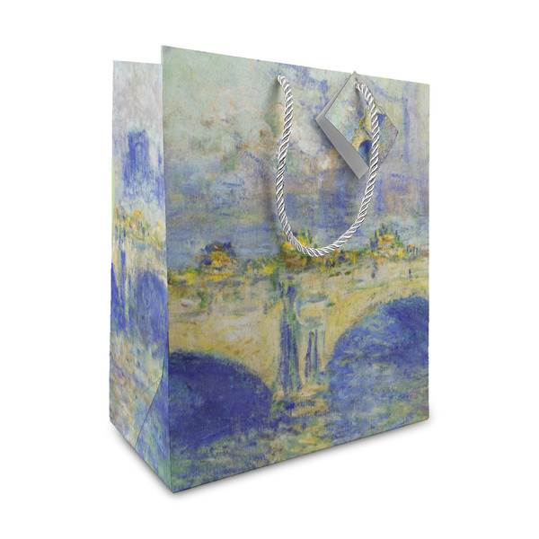 Custom Waterloo Bridge by Claude Monet Medium Gift Bag