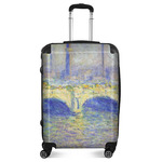 Waterloo Bridge by Claude Monet Suitcase - 24" Medium - Checked