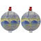 Waterloo Bridge by Claude Monet Metal Ball Ornament - Front and Back