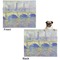 Waterloo Bridge Microfleece Dog Blanket - Large- Front & Back