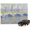 Waterloo Bridge Microfleece Dog Blanket - Large