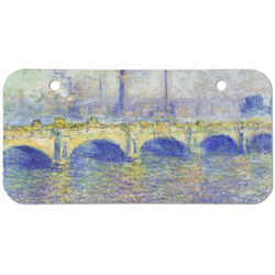 Waterloo Bridge by Claude Monet Mini/Bicycle License Plate (2 Holes)