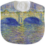 Waterloo Bridge by Claude Monet Velour Baby Bib