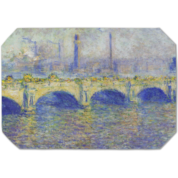 Custom Waterloo Bridge by Claude Monet Dining Table Mat - Octagon (Single-Sided)