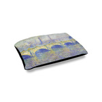 Waterloo Bridge by Claude Monet Outdoor Dog Bed - Small