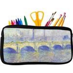 Waterloo Bridge by Claude Monet Neoprene Pencil Case - Small