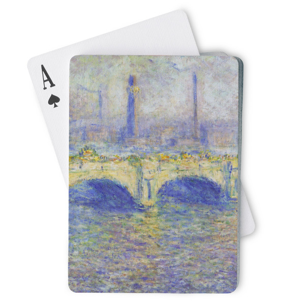 Custom Waterloo Bridge by Claude Monet Playing Cards