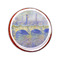 Waterloo Bridge by Claude Monet Printed Icing Circle - Small - On Cookie