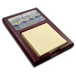 Waterloo Bridge by Claude Monet Red Mahogany Sticky Note Holder