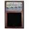 Waterloo Bridge by Claude Monet Red Mahogany Sticky Note Holder - Flat