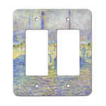 Waterloo Bridge by Claude Monet Rocker Style Light Switch Cover - Two Switch