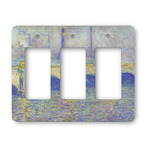 Waterloo Bridge by Claude Monet Rocker Style Light Switch Cover - Three Switch