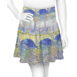 Waterloo Bridge by Claude Monet Skater Skirt