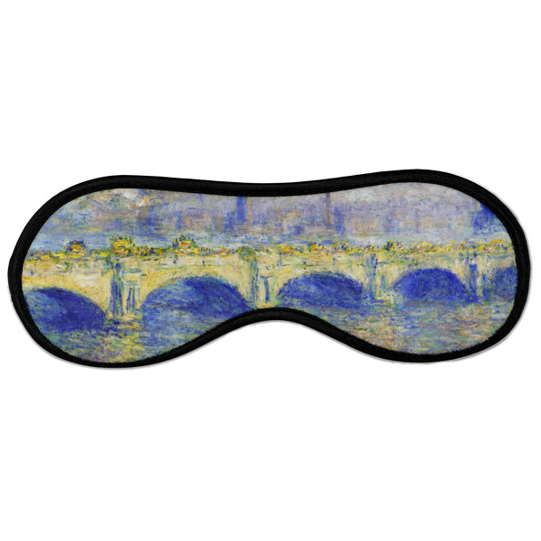 Custom Waterloo Bridge by Claude Monet Sleeping Eye Masks - Large