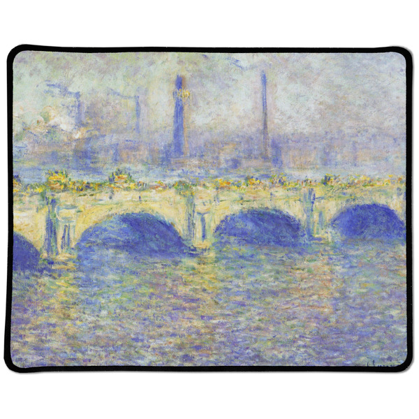 Custom Waterloo Bridge by Claude Monet Large Gaming Mouse Pad - 12.5" x 10"