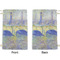 Waterloo Bridge by Claude Monet Small Laundry Bag - Front & Back View