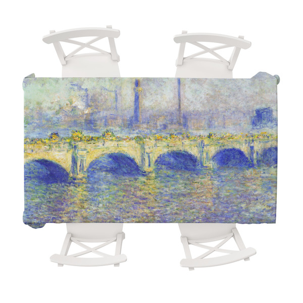 Custom Waterloo Bridge by Claude Monet Tablecloth - 58"x102"