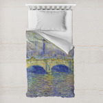 Waterloo Bridge by Claude Monet Toddler Duvet Cover