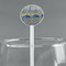 Waterloo Bridge by Claude Monet White Plastic 5.5" Stir Stick - Round - Main