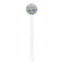 Waterloo Bridge by Claude Monet White Plastic 5.5" Stir Stick - Round - Single Stick