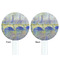 Waterloo Bridge by Claude Monet White Plastic 7" Stir Stick - Double Sided - Round - Front & Back