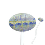 Waterloo Bridge by Claude Monet Oval Stir Sticks