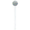 Waterloo Bridge by Claude Monet White Plastic 7" Stir Stick - Round - Single Stick