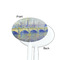 Waterloo Bridge by Claude Monet White Plastic 7" Stir Stick - Single Sided - Oval - Front & Back